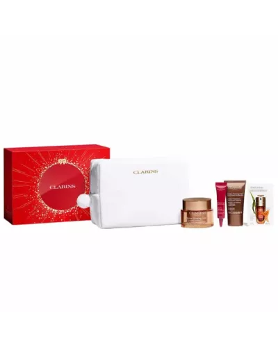 Clarins Extra Firming Day Cream for All Skin Types 50ml Gift Set of 5 Products