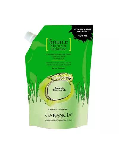 Garancia Source Micellaire Enchanté Démaquillant Eco-Recharge Amande 400ml