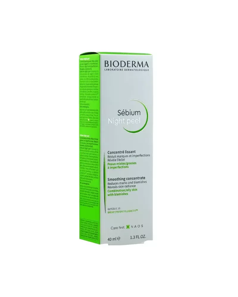 Boderma Sebium Night Peel Concentrado 40ml