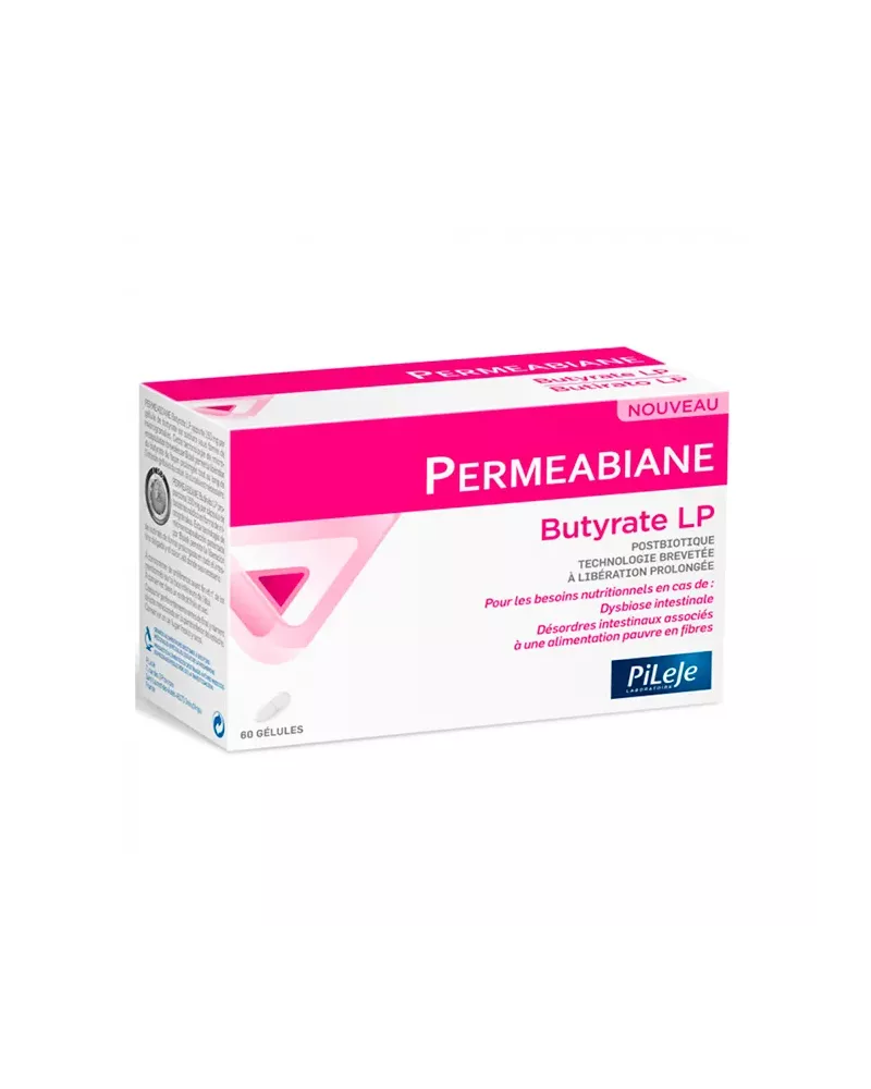 Pileje Permeabiane Butirato LP 60 Cápsulas