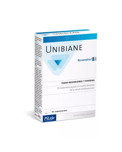 Pileje Unibiane Resveratrol 30 Cápsulas