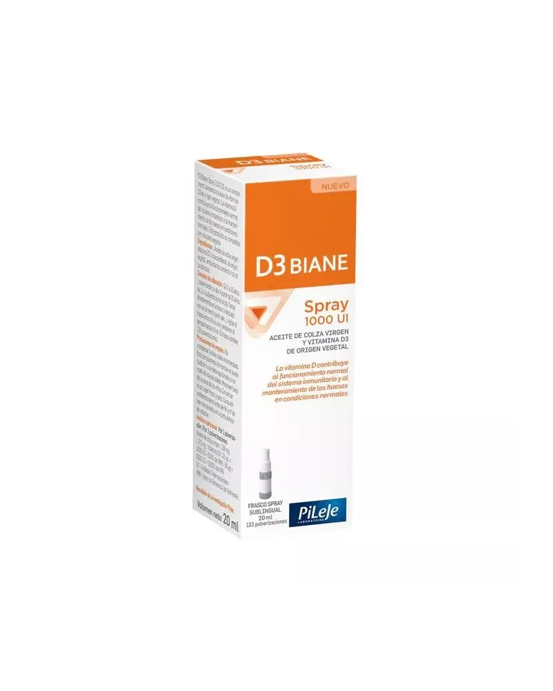 Pileje D3 Biane Spray 1000UI 20ml
