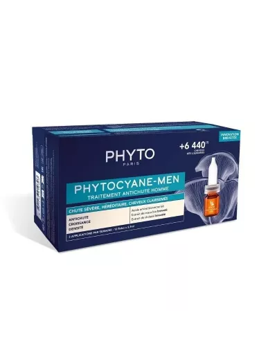 Phyto Phytocyane Men Anti-Chute de Cheveux 12x3.5ml