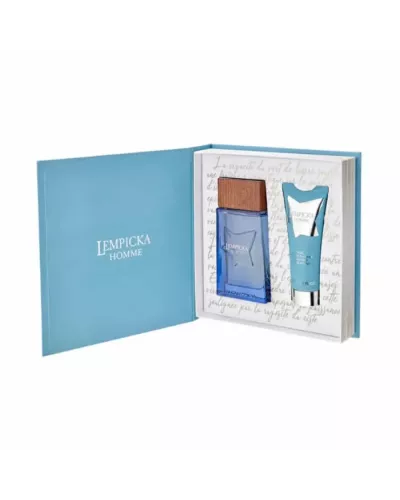 Lolita Lempicka Homme Eau de Toilette Spray 100ml Coffret 2 Productos
