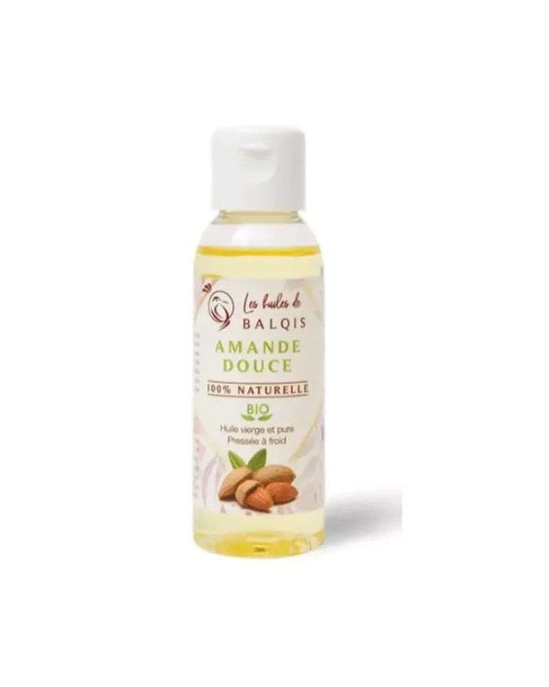 Aceite de Almendra Dulce Orgánico 100% Virgen 50ml de Les Huiles de Balquis