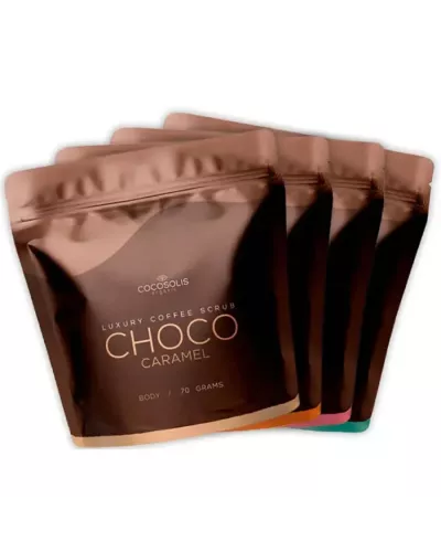 Cocosolis Luxury Coffee Scrub Box Set 4 Productos