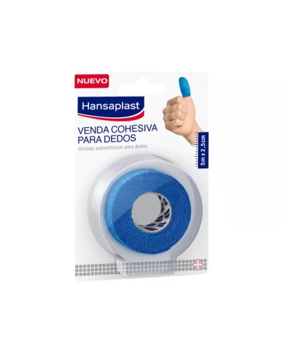 Hansaplast Blue Finger Cohesive Bandage