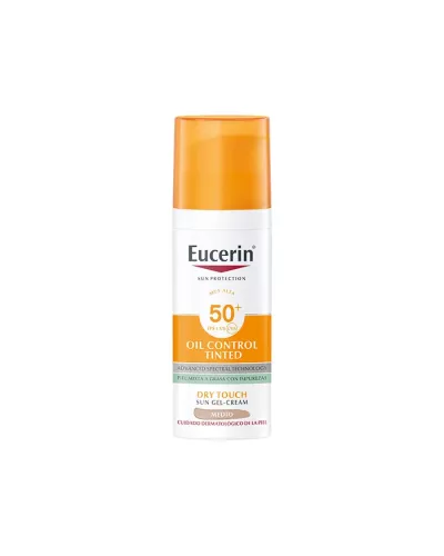 Eucerin Gel Cream Oil Control Couleur Moyenne Spf50+ 50ml