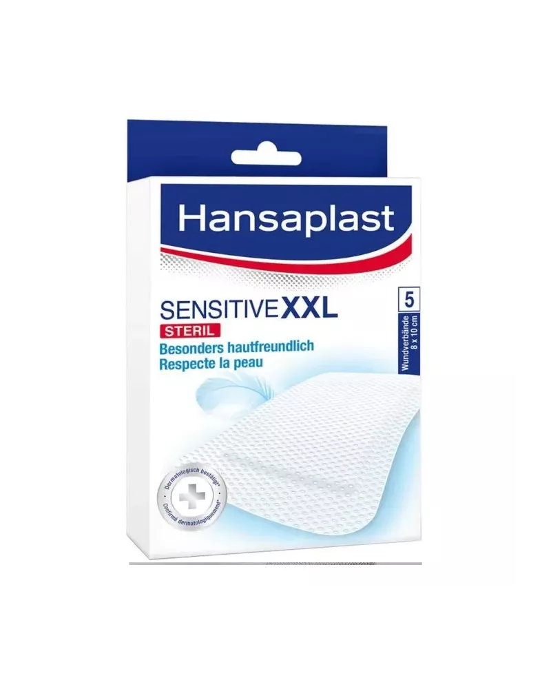Hansaplast Sensitive XXL 8x10 5U
