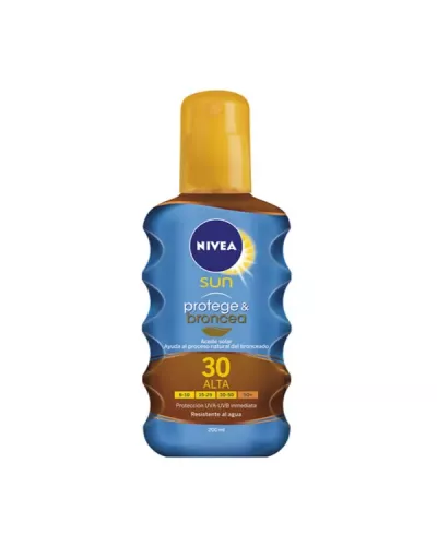 Nivea Sun Aceite Seco Protect & Bronze SPF30 200ml