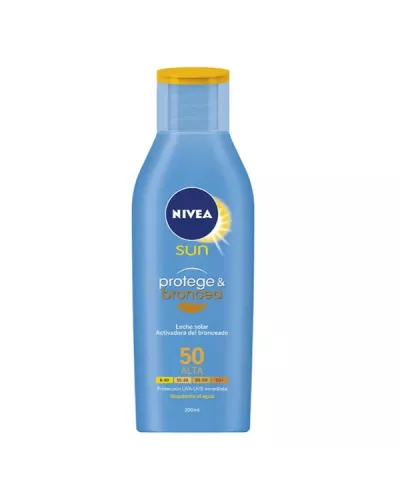 Nivea Sun Lait Protecteur Protect And Bronze Spf50 200ml