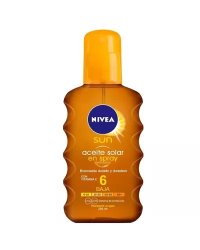 Nivea Sun Huile Vaporisateur Spf 6 200ml