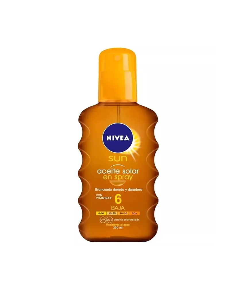 Nivea Sun Huile Vaporisateur Spf 6 200ml