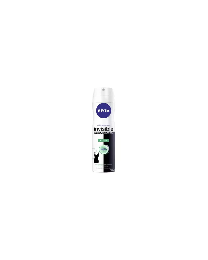 Nivea Atomiseur Black & White Active 200ml