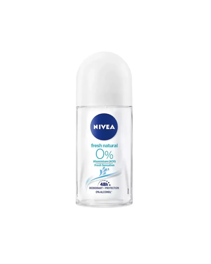 Nivea Fresh Natural 0% Roll On Déodorant 50ml