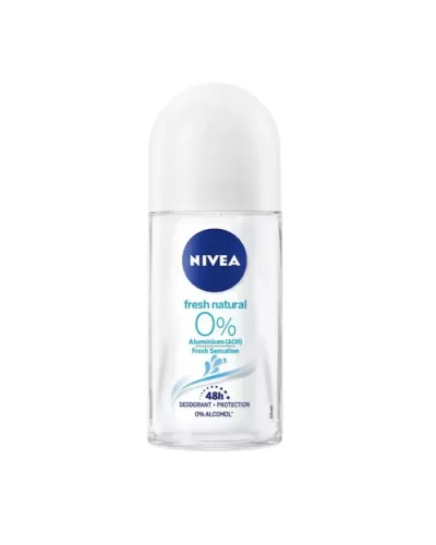 Nivea Fresh Natural 0% Roll On Déodorant 50ml