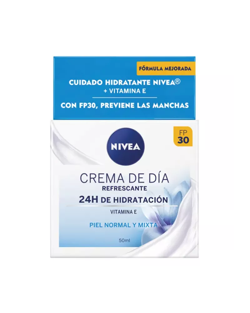 Nivea Cuidado De Día Hidratante Spf30 Piel Normal Y Mixta 50ml