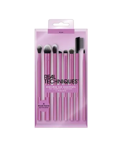Set de Esenciales Diarios para Ojos de Real Techniques, 8 Productos