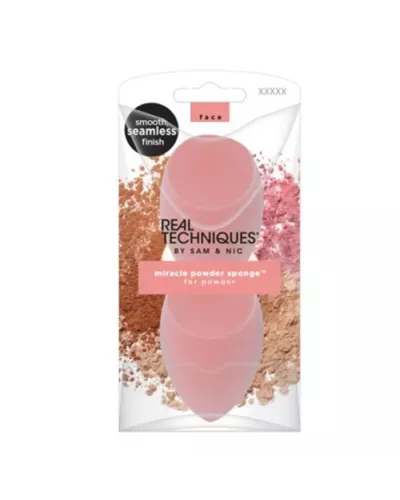 Real Techniques Miracle Powder Sponge Coffret 2 Produits