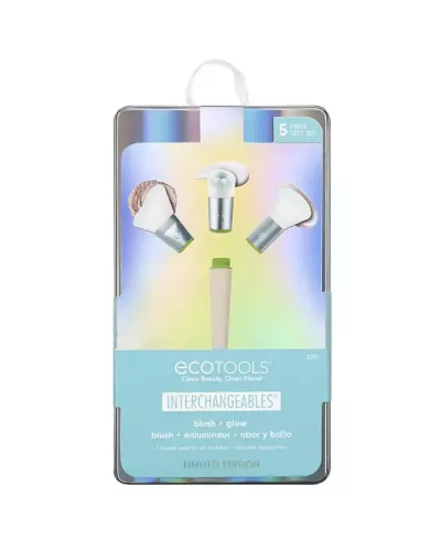 Set de 5 productos Ecotools Intercambiables para colorete y brillo