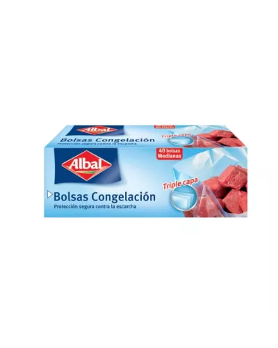 Albal Medium Triple Layer Freezing Bag 40 Units
