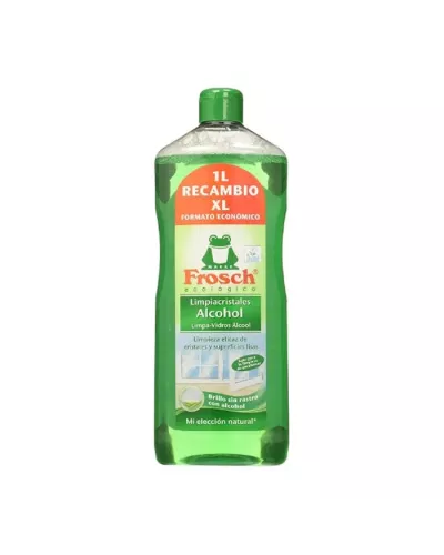 Frosch Limpiador Ecológico para Cristales con Alcohol 1000ml