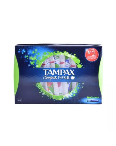 Tampax Pearl Compak Super 36 Unités