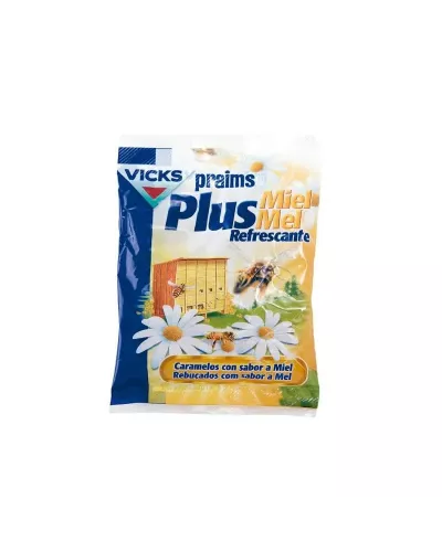 Vicks Praims Plus Miel Refrescante Caramelos 72g