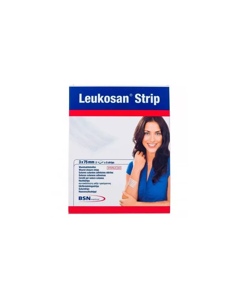 Leukosan Strip Apósito 3x75 Mm 2 Unidades Bsn Medical