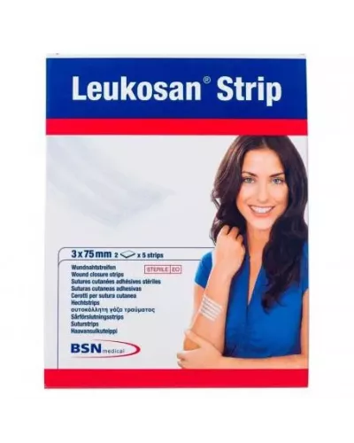 Leukosan Strip Apósito 3x75 Mm 2 Unidades Bsn Medical