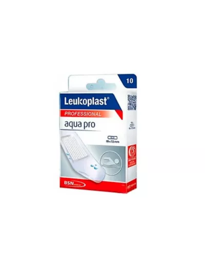 Leukoplast Aquapro Transparent Plaster 19x72mm 10U