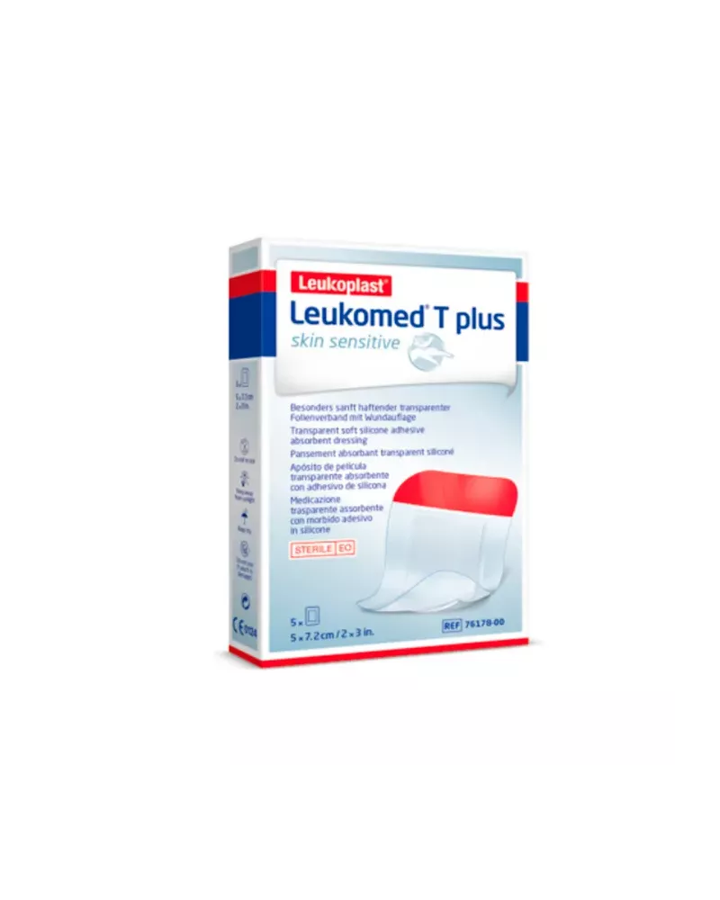 Leukomed T Plus Skin Sensitive 5x7.2cm 5U