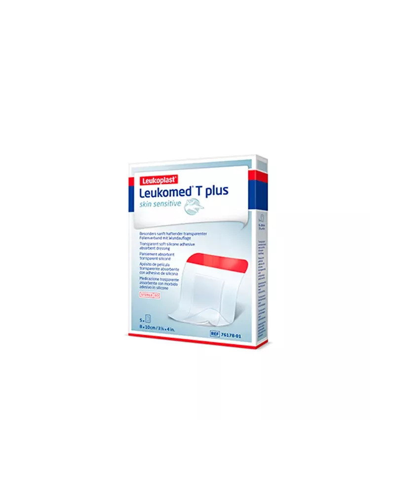 Leukomed T Plus Skin Sensitive 8x10cm 5U
