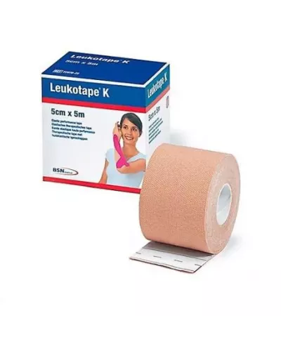 Bsn Medical Leukotape K Neuro Muscular Tecnical Bandage Vnm Beige 5 Cm X 5 Cm X 5 C
