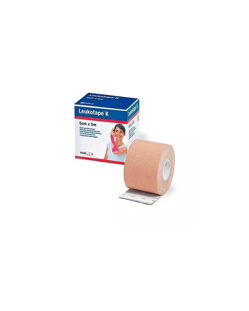 Bsn Medical Leukotape K Neuro Muscular Tecnical Bandage Vnm Beige 5 Cm X 5 Cm X 5 C