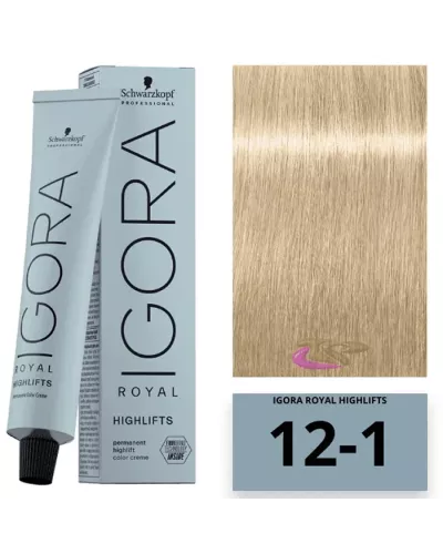 Schwarzkopf Igora Royal Highlifts Ash 12-1 60ml