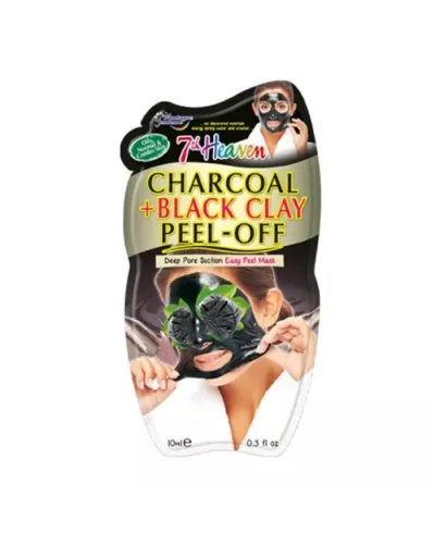 Montagne Jeunesse Charcoal + Black Clay Peel-Off Mask 10ml