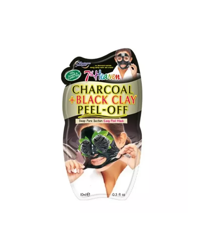 Montagne Jeunesse Charcoal + Black Clay Peel-Off Mask 10ml
