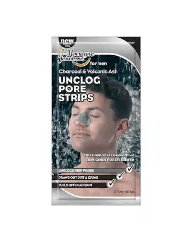 Montagne Jeunesse Charcoal & Volcanic Ash Unclog Pore Strips 3 Units