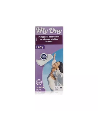 My Day Incontinence Absorbent Protector Ultra Mini 28 Units