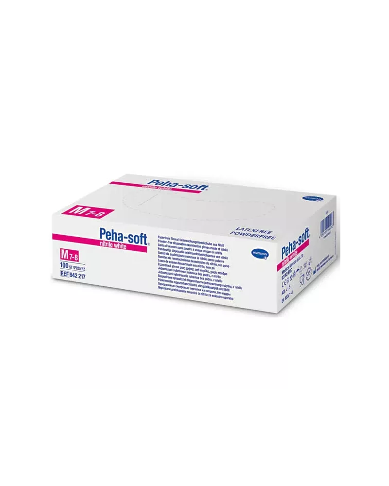 Hartmann Peha-Solf Nitrile White Powderfree Medium Size