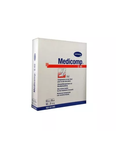 Hartmann Medicomp Gasa 10x10cm 10x2 Unidades