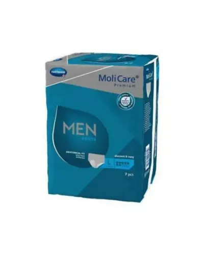 Hartmann Premium Men Pants 7 Gotas Pañal Masculino Talla L 7 Unidades Molicare
