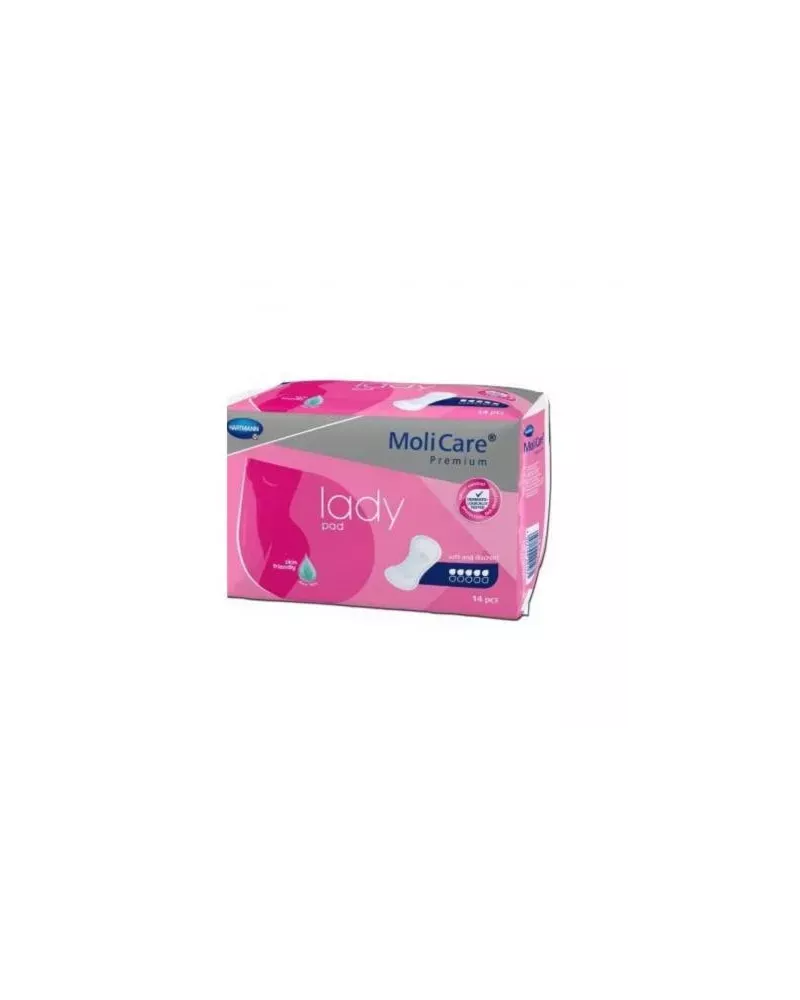 Hartmann Premium Lady 5 Gotas Compresas Femeninas 14 Unidades Molicare