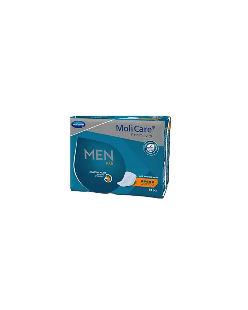 Hartmann Premium Men Pad 5 Gotas Protector Masculino 14 Unidades Molicare