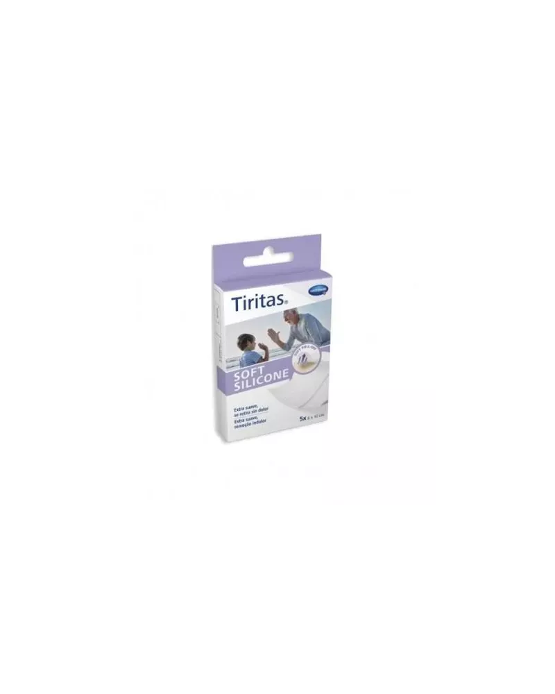 Tiritas Soft Silicone Apósitos Adhesivos 6 X 10 Cm 5 Unidades Hartmann