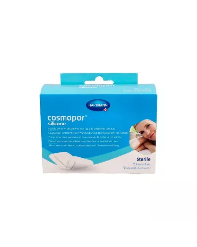 Hartmann Cosmopor Silicone 7,2x5cm 5 Unités