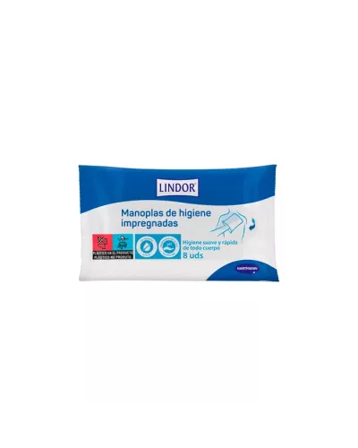 Hartmann Lindor Moufles D'hygiène Imprégnées 8 Unités