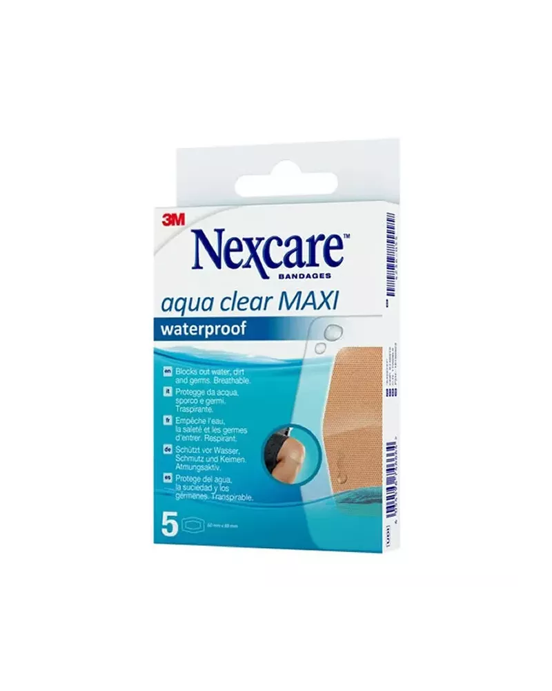 Nexcare Aqua Clear Maxi Waterpoof 5 Unitès