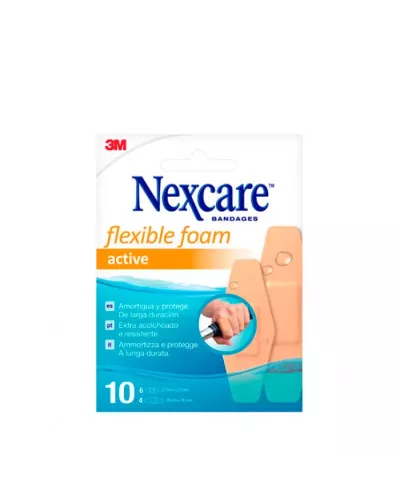 Nexcare Active Bandes Assorties 10 Pcs
